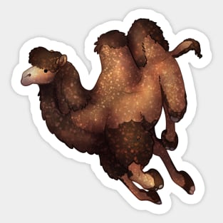 Cozy Bactrian Camel Sticker